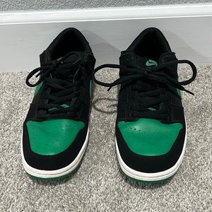 Nike Green & Black Dunks